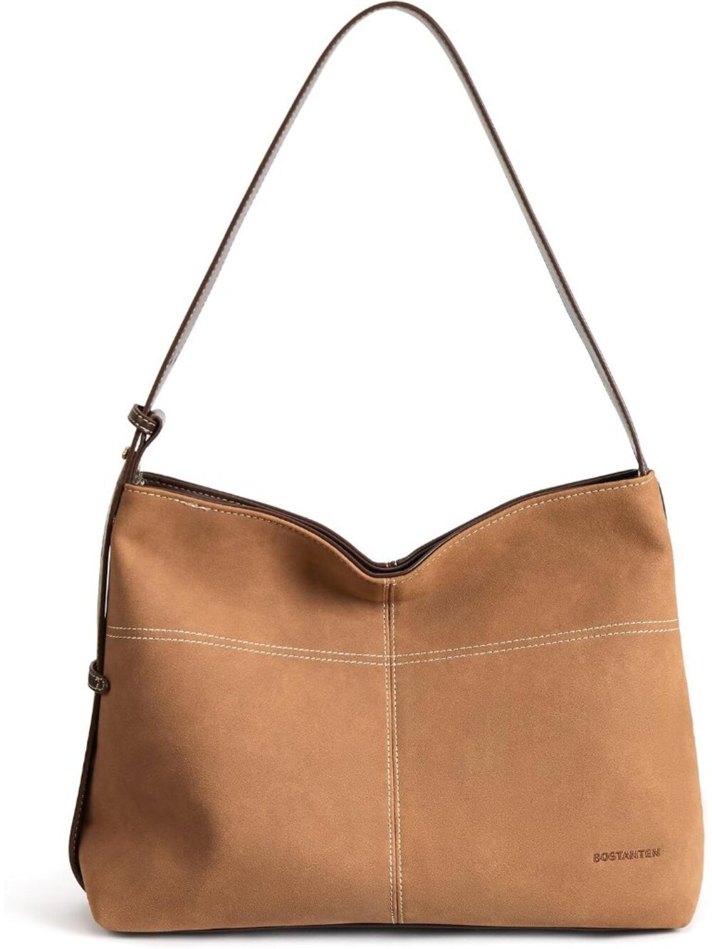 Hobo Bags for Women Suede and Vegan Leather Shoulder Handbag Purse for Everyday